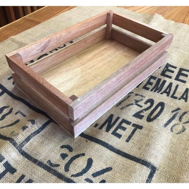 ウッドボックス　フリーボックス　木箱　道具箱 古道具 k-31