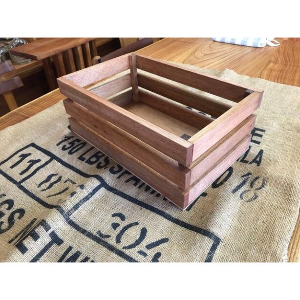 ウッドボックス　フリーボックス　木箱　道具箱 古道具 k-32