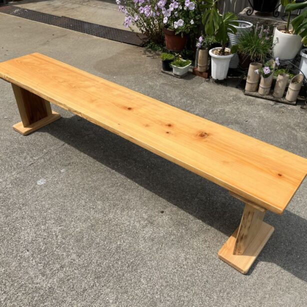ベンチ　3〜4人掛けベンチ　木製ベンチ イスNo.332