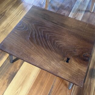 テーブル　ちゃぶ台　商品台　浮造加工　No.k-76